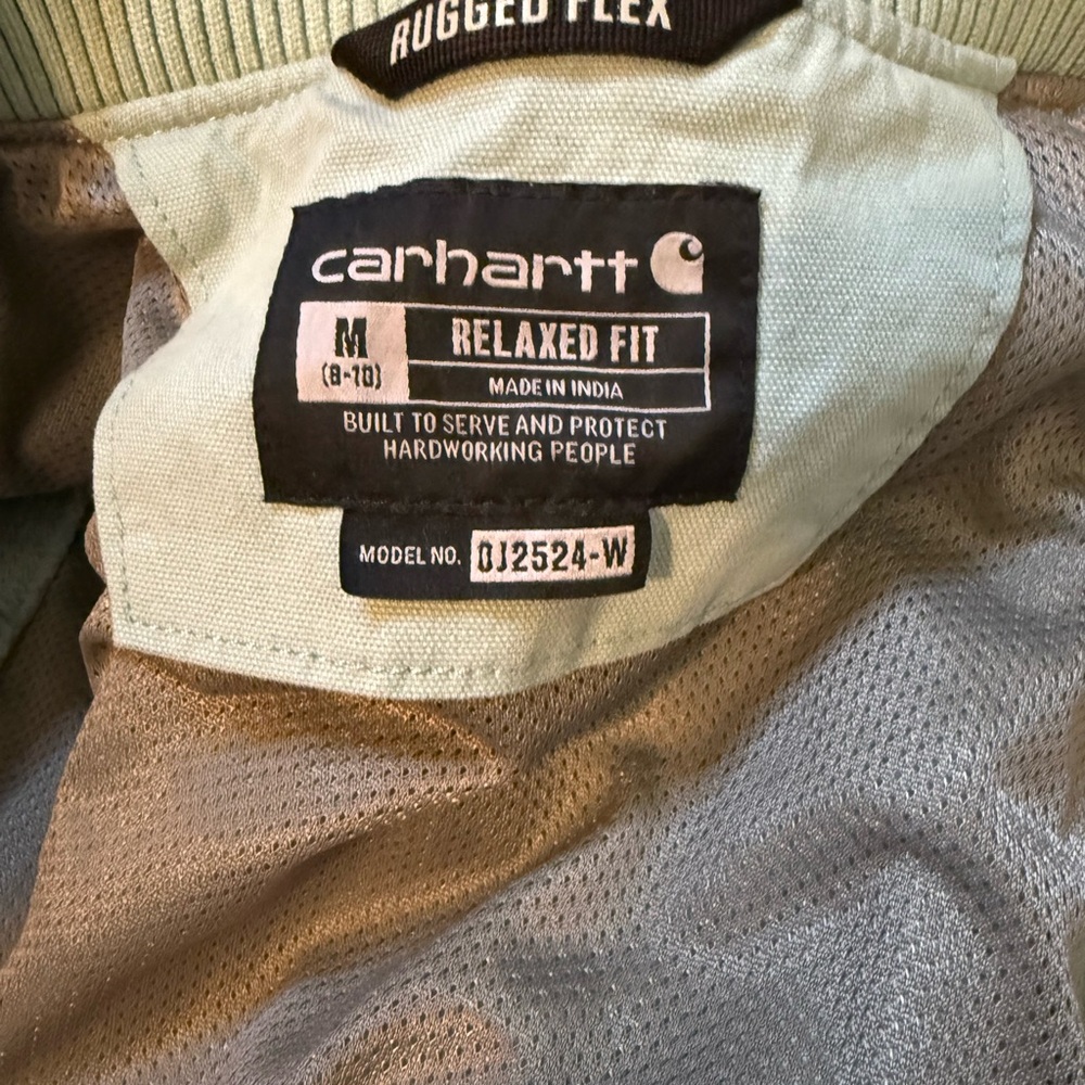 Carhartt Women's Bomber Jacket Light Blue Sz M - Picture 3 of 11